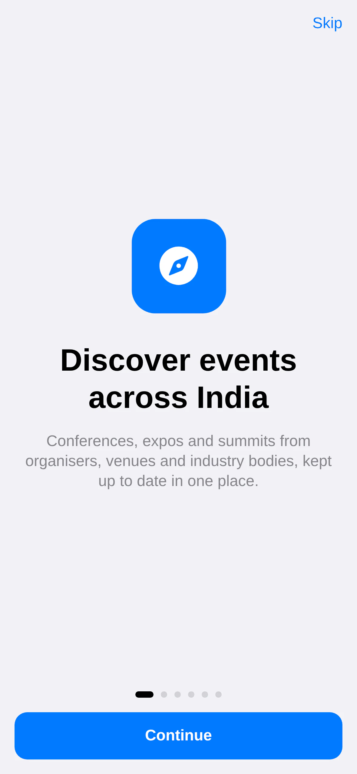 Event Intelligence India: Welcome. Discover events across India.